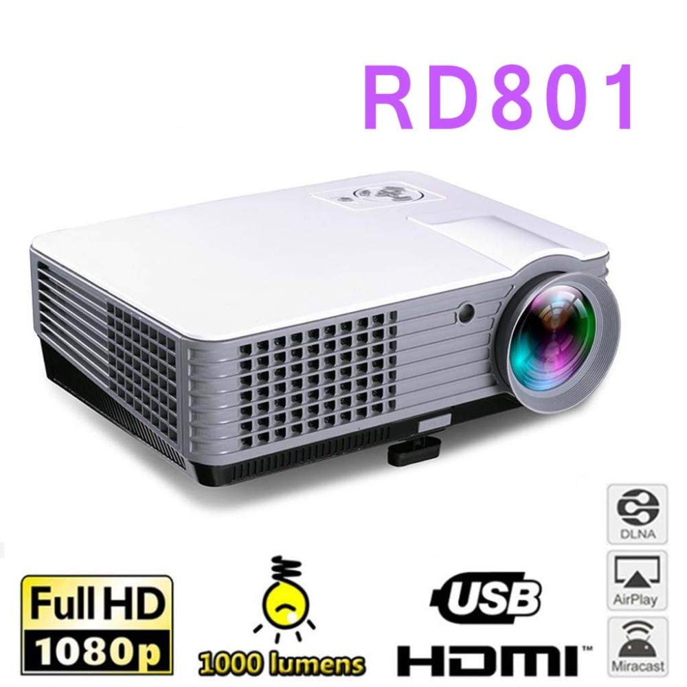 KAIDILA Proyector, RD801 LED proyector 2000Lumens Android WiFi ...