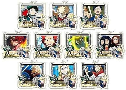 my hero academia blind bag keychain