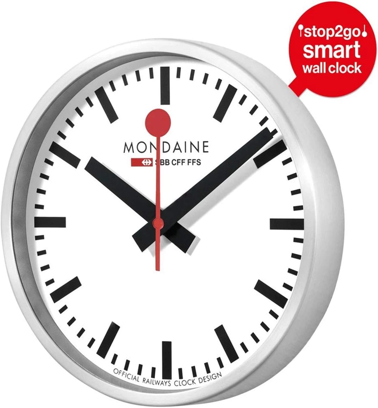 mondaine smart stop2go wall clock
