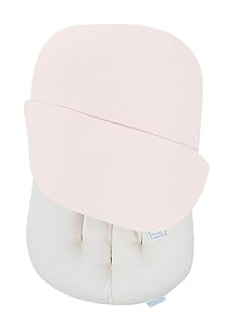 Snuggle Me Organic | Baby Lounger & Infant Floor Seat | Newborn Essentials | Organic Cotton, Fiberfill | Sugar Plum