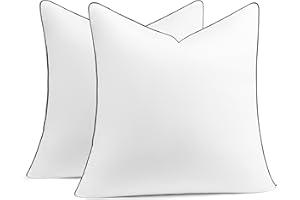puredown® 20x20 Pillow Inserts Set of 2, Fluffy Overfilled Down Alternative Decorative Pillows, Soft Plush Throw Pillows for Couch, Sofa, Bed and Home Decor