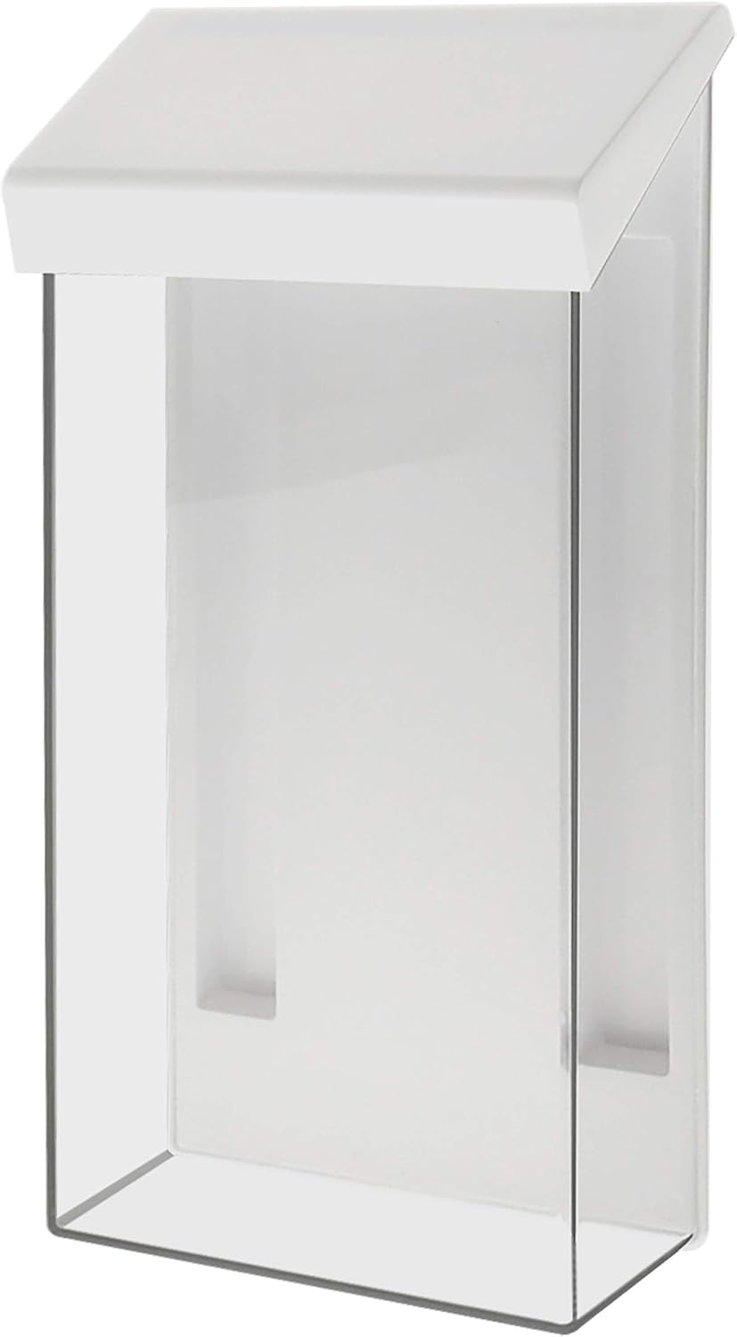outdoor brochure holders on Amazon Com Marketing Holders Outdoor Vehicle Brochure Flyer Holder 4 W X 9 H With Lid Storefront Or Sign Advertisment Holder Office Products