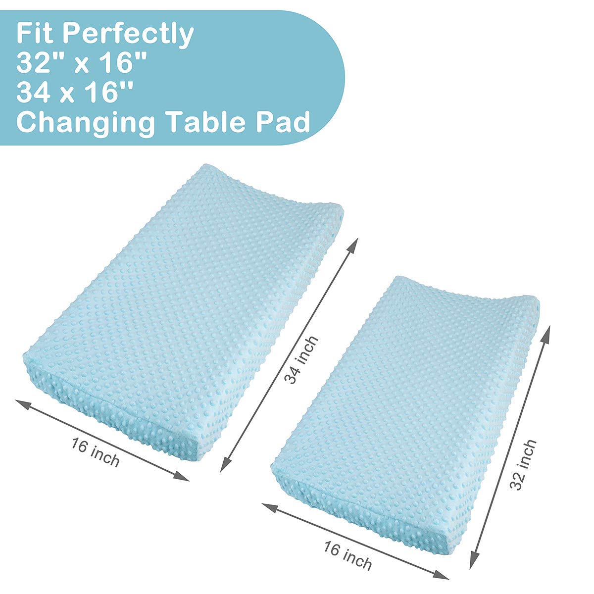 34 inch changing pad