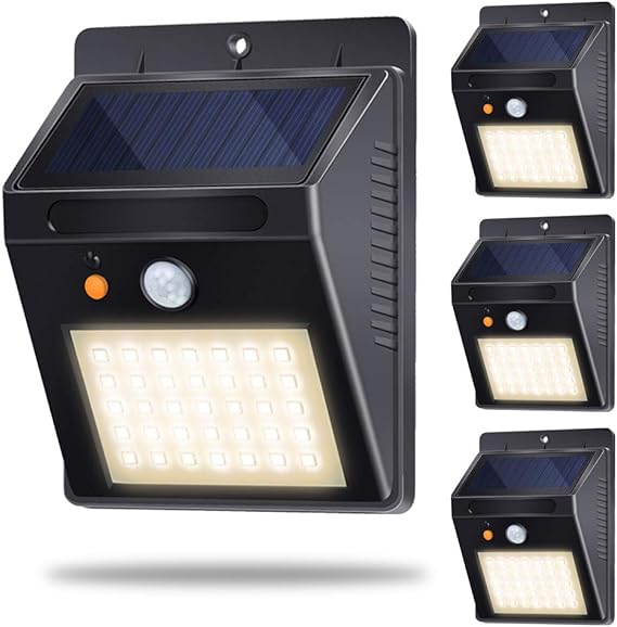 Luces Solares, Lámparas Solares Exterior con Sensor de
