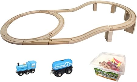 Amazon Mille Ti Rana 木 おもちゃ 汽車 電車 木製 線路 レール パズル 知育 玩具 高架 セット 車両 レールセット おもちゃ Amazon Mille Ti Rana 木 おもちゃ 汽車 電車 木製 線路 レール パズル 知育 玩具 高架 セット 車両 レールセット おもちゃ