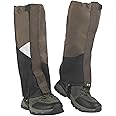 Adjustable Snake Gaiters for Men & Women, Thicken Snake Proof Boot Gators, Snake Bite Protection Guards Chaps, Waterproof Leg Gators for Hiking, Hunting, Snow, Snowshoeing, Rattlesnake