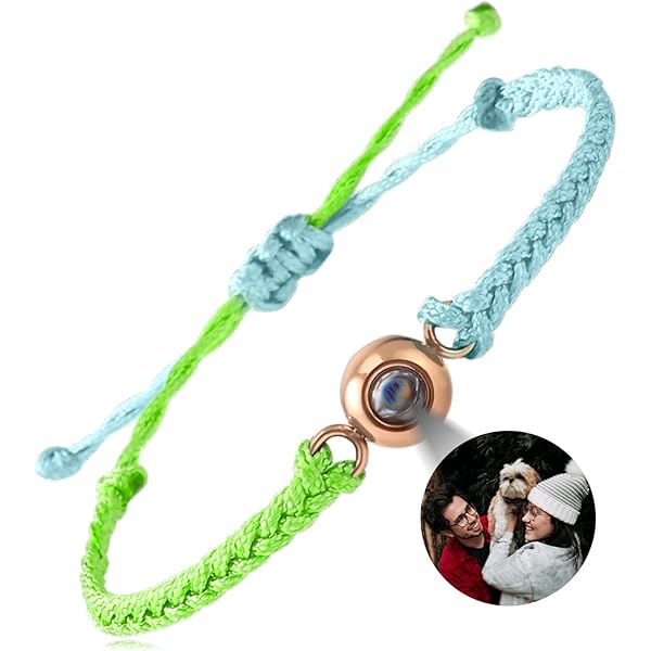 Amazon.com: Custom Photo Bracelet Personalized Heart