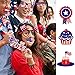 PBPBOX 4th of July Photo Booth Props for Independence Day Party Decorations - 40 Pieces