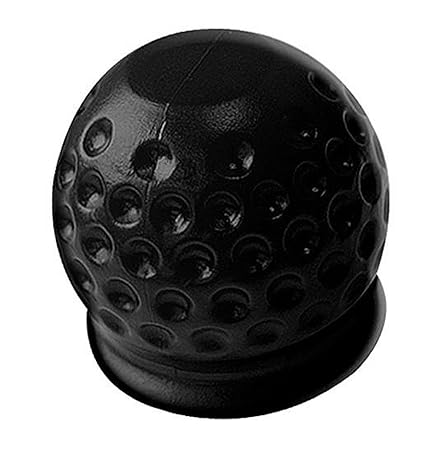 Hillfield Abdeckung Anhängerkupplung schwarz Golfball Schutzkappe Kappe Anhänger Kupplung, (1)