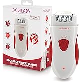 Epilady Legend 4 | Cordless Epilator Hair Removal Device for Women, 2 Speed Bikini Trimmer, Electric Shaver for Women, Rechar