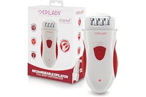 Epilady Legend 4 | Cordless Epilators Hair Removal for Women, 2 Speed Bikini Trimmer, Electric Shaver for Women, Rechargeable Body Hair Remover