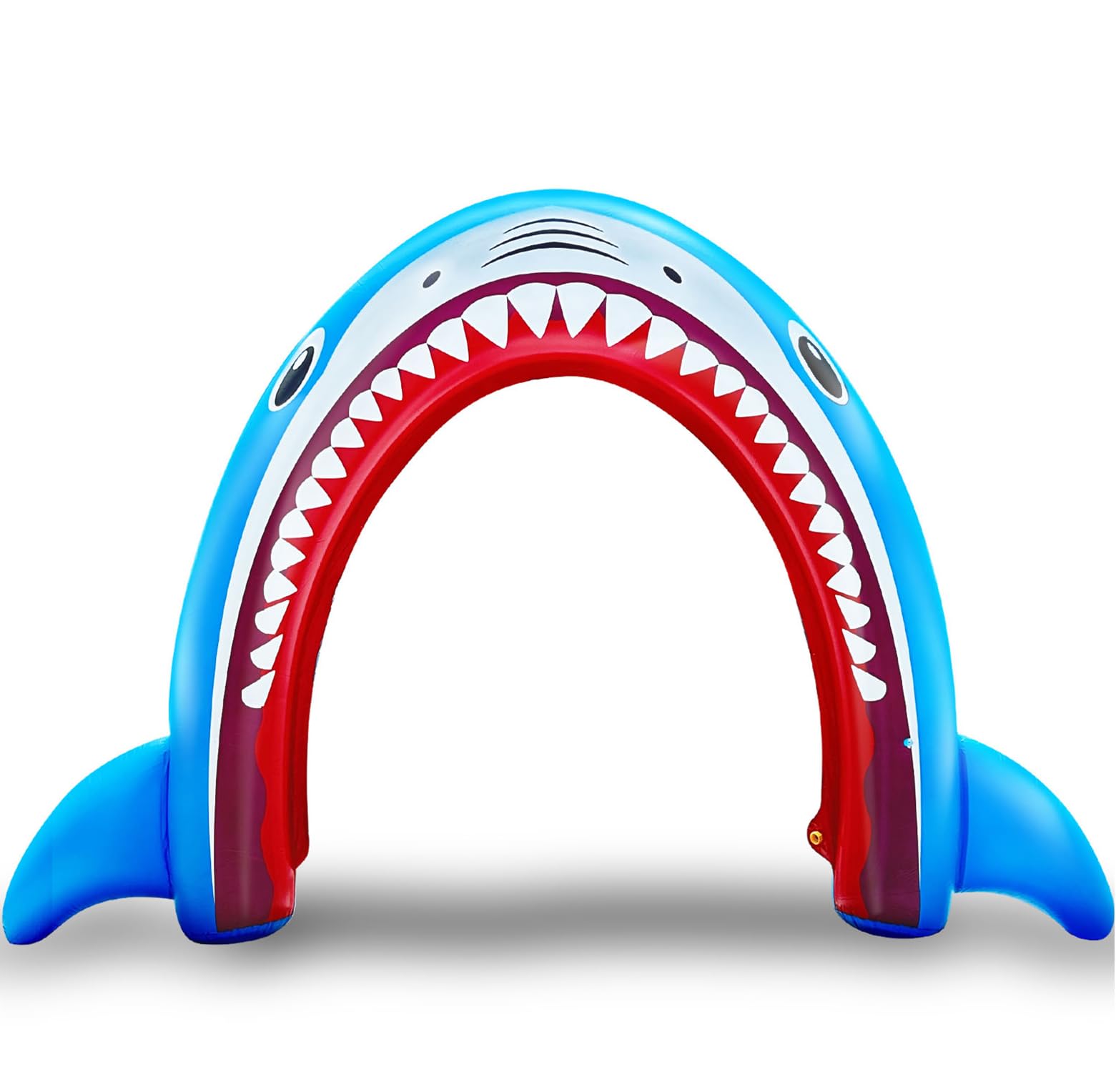 Photo 1 of 11Ft Long Inflatable Shark Sprinkler for Adults, Giant Outdoor Water Toys Blow up Shark Arch Sprinkler for Adults Fun Summer Gifts Backyard Garden Lawn Water Party Games Outside Activities