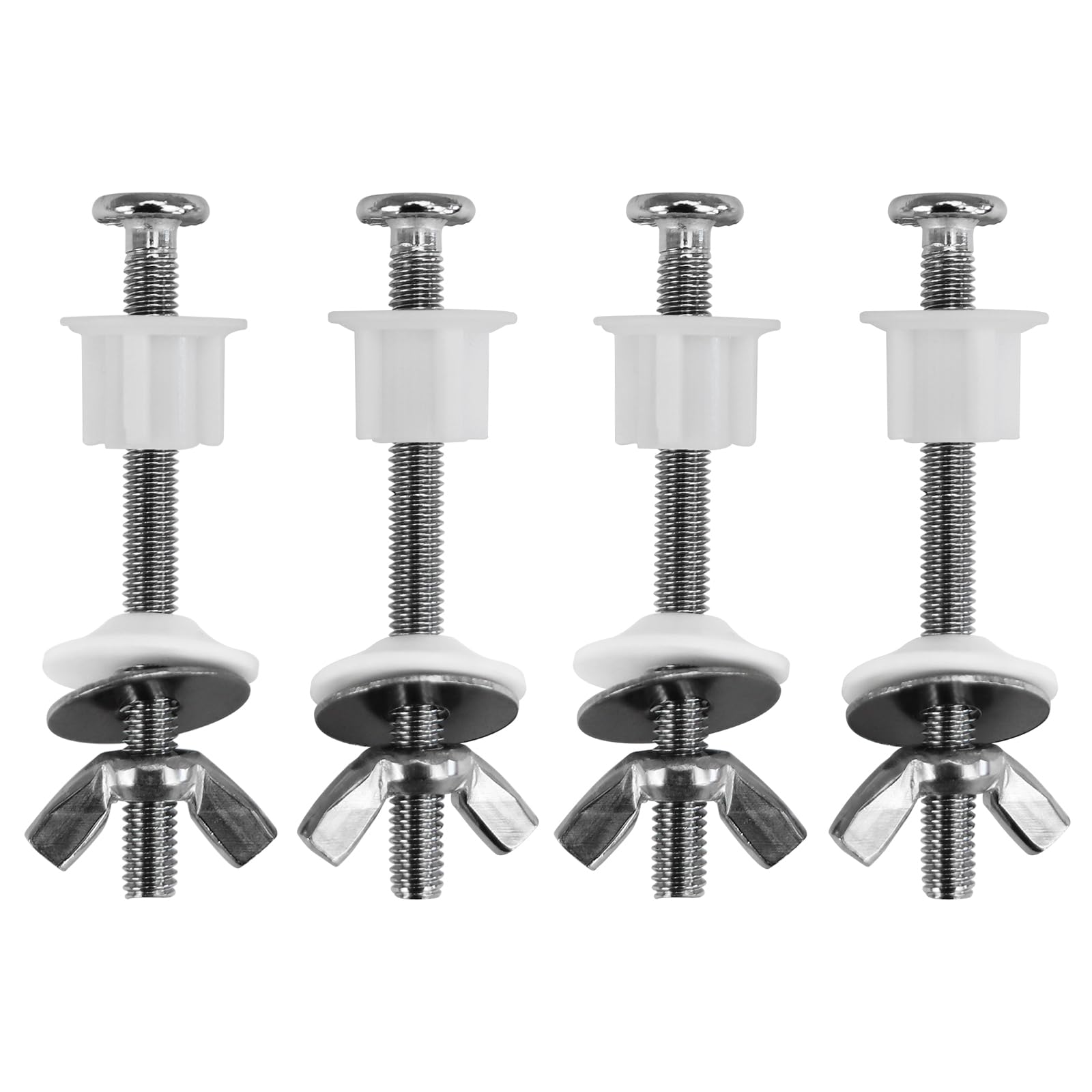 Fanmitrk Toilet Seat Hinge Parts-Replacement Fittings and Repair Parts,for Toilet Seat Hinges Use (hinge02)