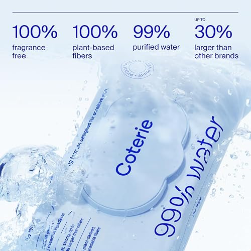 Coterie Baby Diapers Wipes Baby Kit, Size (8-12 lbs) 198 Count