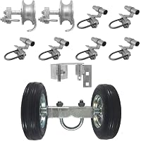 Gate Rut Runner Ruota Della Fortuna Mtg Fence Wheel 6 Rolling/Sliding Chain Link Gate ...