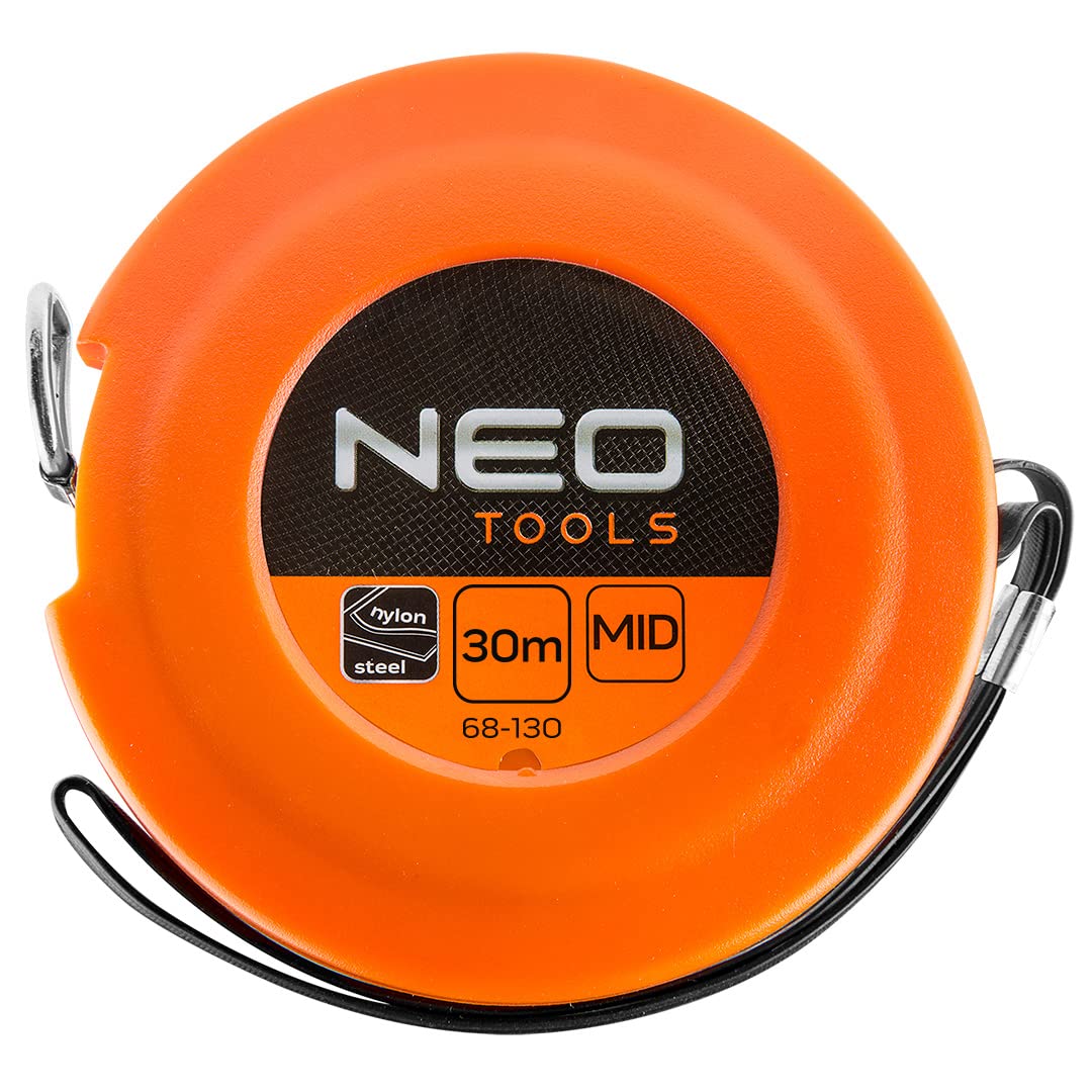 NEO 68-130 30 m x 95 mm Nylon Coated Measuring Tape Steel