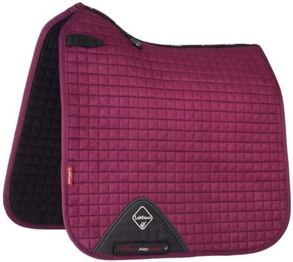 Hípica Unisex Adulto LeMieux Dressage Suede Square Hunter Green Saddle