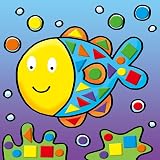 Galt Mosaic Craft Kit Multi 20 x 20 cm with 6 Pictures and 400 Tiles view 6