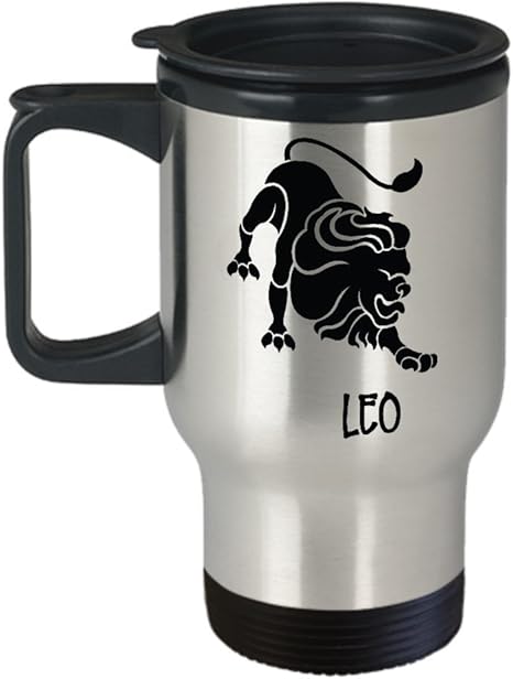 Amazon Com Leo Mug Born July 23 Aug 22 Travel Mug Astrology Constellation Facts And Traits Zodiac Coffee Cup Displays Birthday Horoscope Sign Of Leo Woman Kitchen Dining