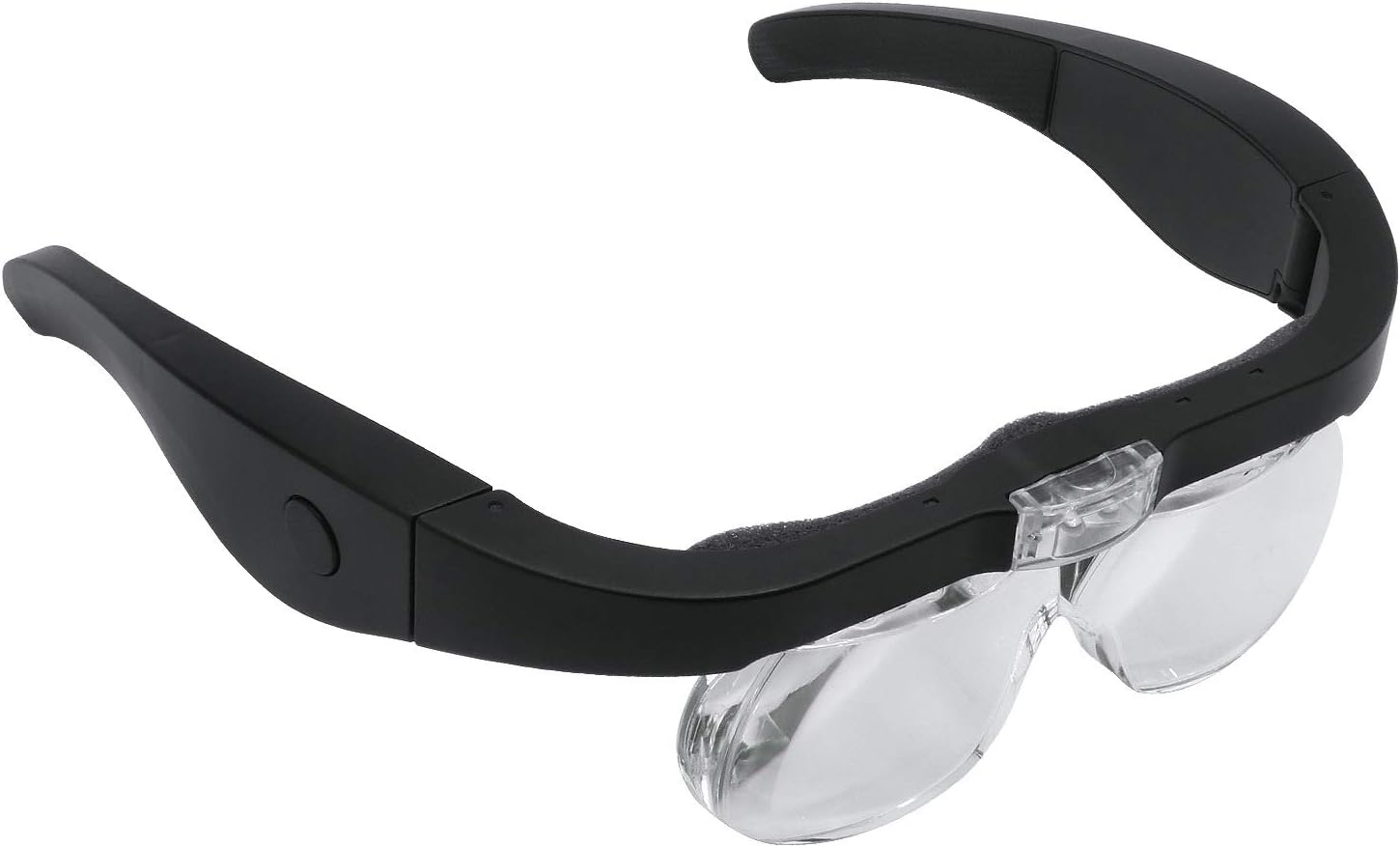 Magnifying Glasses for Close Work, Mighty Sight Magnifying Glasses Rechargeable Head Magnifier with 2 LED Lights and Detachable Lenses 1.5X 2.5X 3.5X 5X for Reading and Hobby