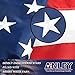 Anley |EverStrong Series| American US Flag 4x6 Foot Heavy Duty Nylon - Embroidered Stars and Sewn Stripes - 4 Rows of Lock Stitching - USA Banner Flags with Brass Grommets 4 X 6 Ft