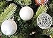 Juvale 28-Pack Christmas Tree Decorations - Glittery Xmas Ball Ornaments in 4 Assorted Designs - Perfect Festive DecorEmbellishments, 2.2 x 2.6 x 2.2 Inches, Pink and Silver