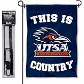 Texas San Antonio Roadrunners Country Garden Flag with Pole Stand Holder
