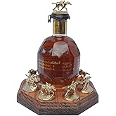 Elite Wine Racks Lighted Octagon Display for Blanton's Horse Cork Stoppers- Choice of Several Woods and Finishes- Blantons- B