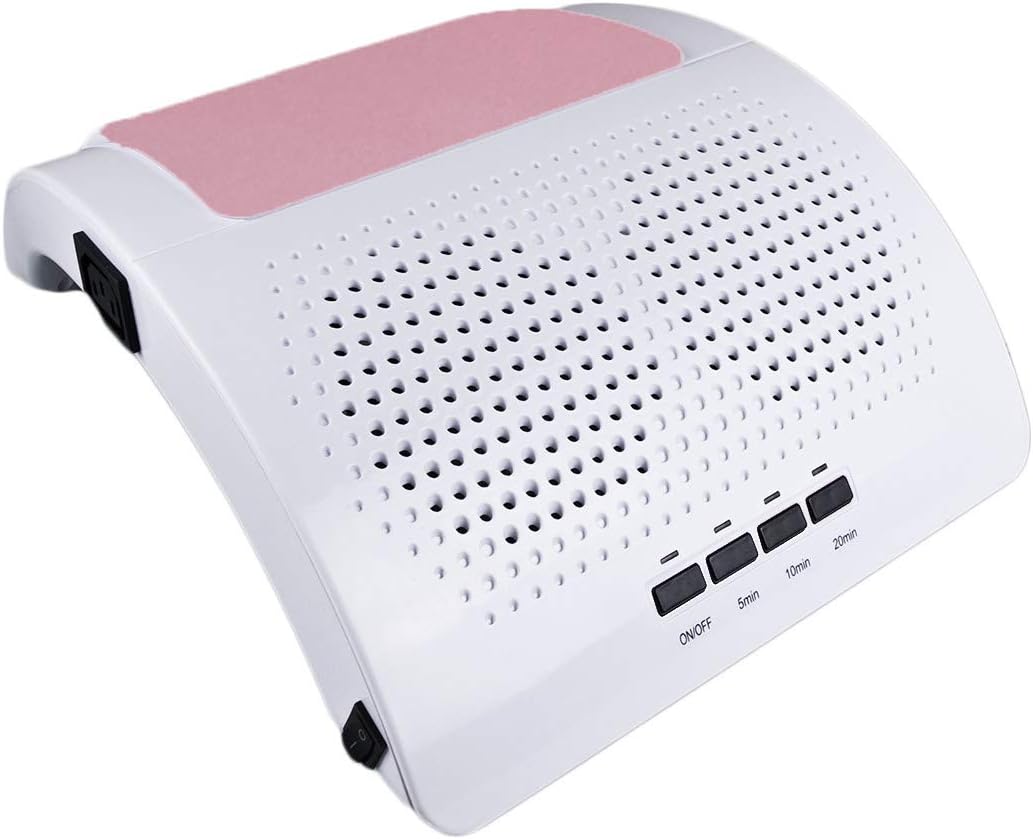 Nail Dust Suction Collector SM 858-6 with two fans white