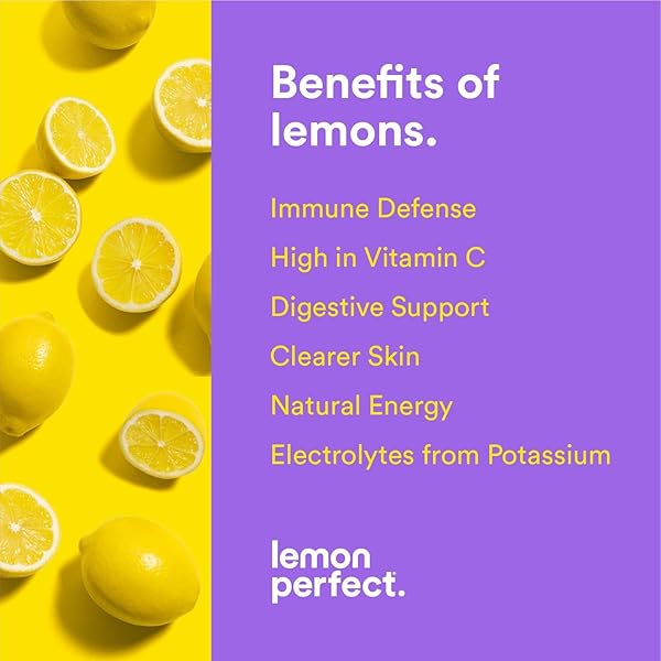 LEMON PERFECT, HYDRATING ORGANIC LEMON WATER, ZERO SUGAR, FLAVORED WATER, SQUEEZED FROM REAL FRUIT, PLASTIC NEUTRAL, NO ARTIFICIAL INGREDIENTS, BLUEBERRY ACAI (12OZ BOTTLES) 12PK