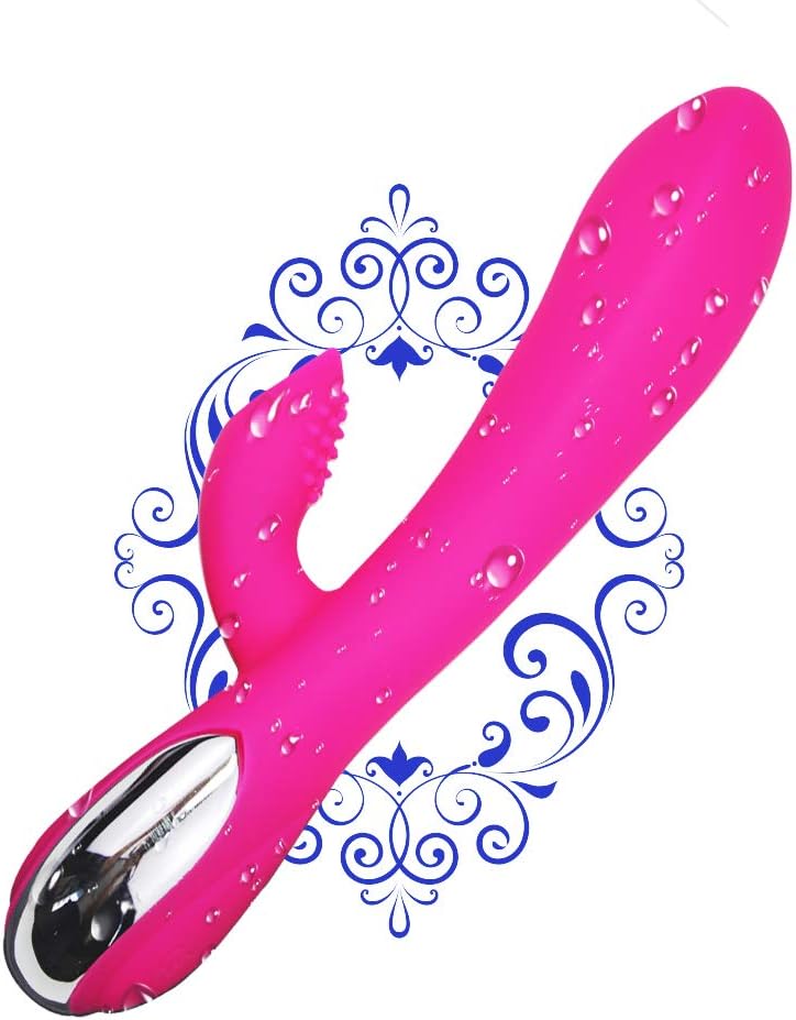 G Spotter Bendable Rabbit Vibrantor with Bunny Ears for Women Waterproof Dido Vibrantor with 10 Modes Silent