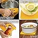 Premium Silicone Pot Holders for Kitchen - Easy to Clean Trivets for Hot Pots and Pans - This Kitchen Tool Works Well as Silicone Trivet, Hot Pads for Oven, Potholders (7x7 in, Yellow, 1 Pair)