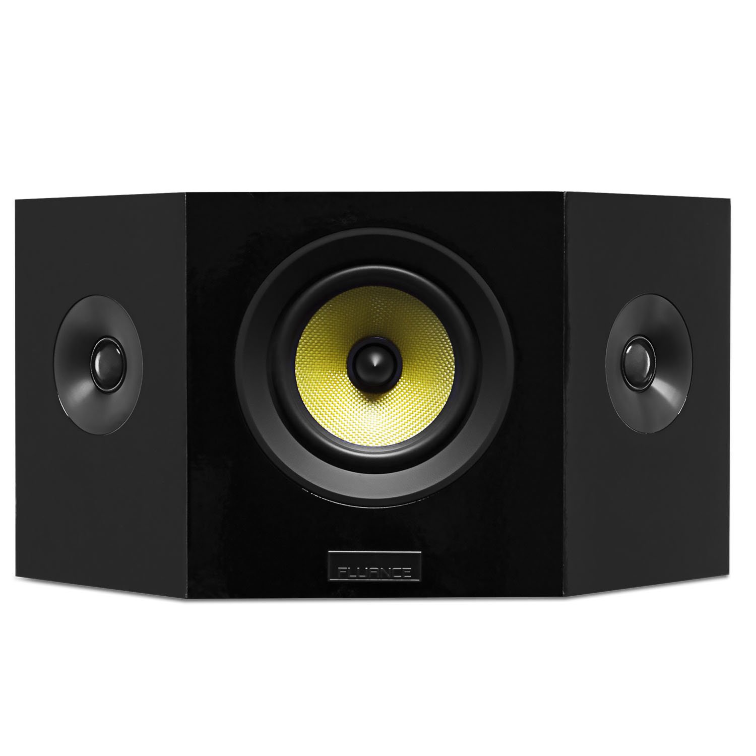Fluance Signature HiFi 2-Way Bipolar Surround Speakers for Wide Dispersion Surround Sound in Home Theater Systems - Black Ash/Pair (HFBP)
