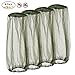 Silkclo 4 Pack Mosquito Head Net,Lightweight Face Mesh Head Cover Insect Repellent Netting Fly Screen Protection for Camping,Hiking,Traveling,Fishing (4Pack)
