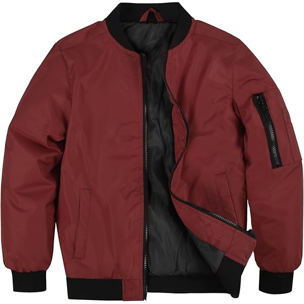 Amazon.com: Kicky Varsity Jacket Original Leather Sleeves Melton