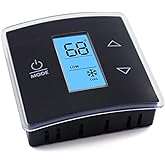 3316250.712 RV Single Zone Wall Thermostat Replacement for Dometic for RV/Camper Conditioners, Blue Backlight LCD Display, Bl