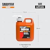 Swarfega Orange Heavy Duty Hand Cleaner 1L Pump Cornmeal Scrub view 3