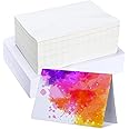 100 Pcs Greenery Note Cards 4x6in, Eucalyptus Leaves Blank Cardstock Floral Blank Note Cards Watercolor Index Cards Thank Greeting Cards For School Office Wedding Baby Shower Brown Eucalyptus - View #2