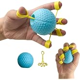 Hand Exercise Ball Squeeze Balls for Hand Therapy Finger Extension Exerciser Finger and Wrist Strengthener, Hand Grip Strengthener for Elderly, Weak Hand, Arthritis, Stroke, Carpal Tunnel(Blue -10LB)