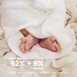 momcozy Bamboo Baby Bath Towels Set 5 Packs Hooded Towel Washcloths Glove view 3