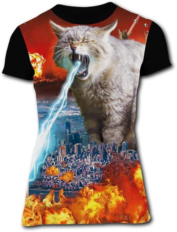 Amazon 女の子 半袖 Tシャツ Cat Emission Laser 涼しい夏の日 ファッションと美しさ 夏の女性の半袖tシャツ Tシャツ カットソー 通販 Amazon 女の子 半袖 Tシャツ Cat Emission Laser 涼しい夏の日 ファッションと美しさ 夏の女性の半袖tシャツ Tシャツ カットソー 通販