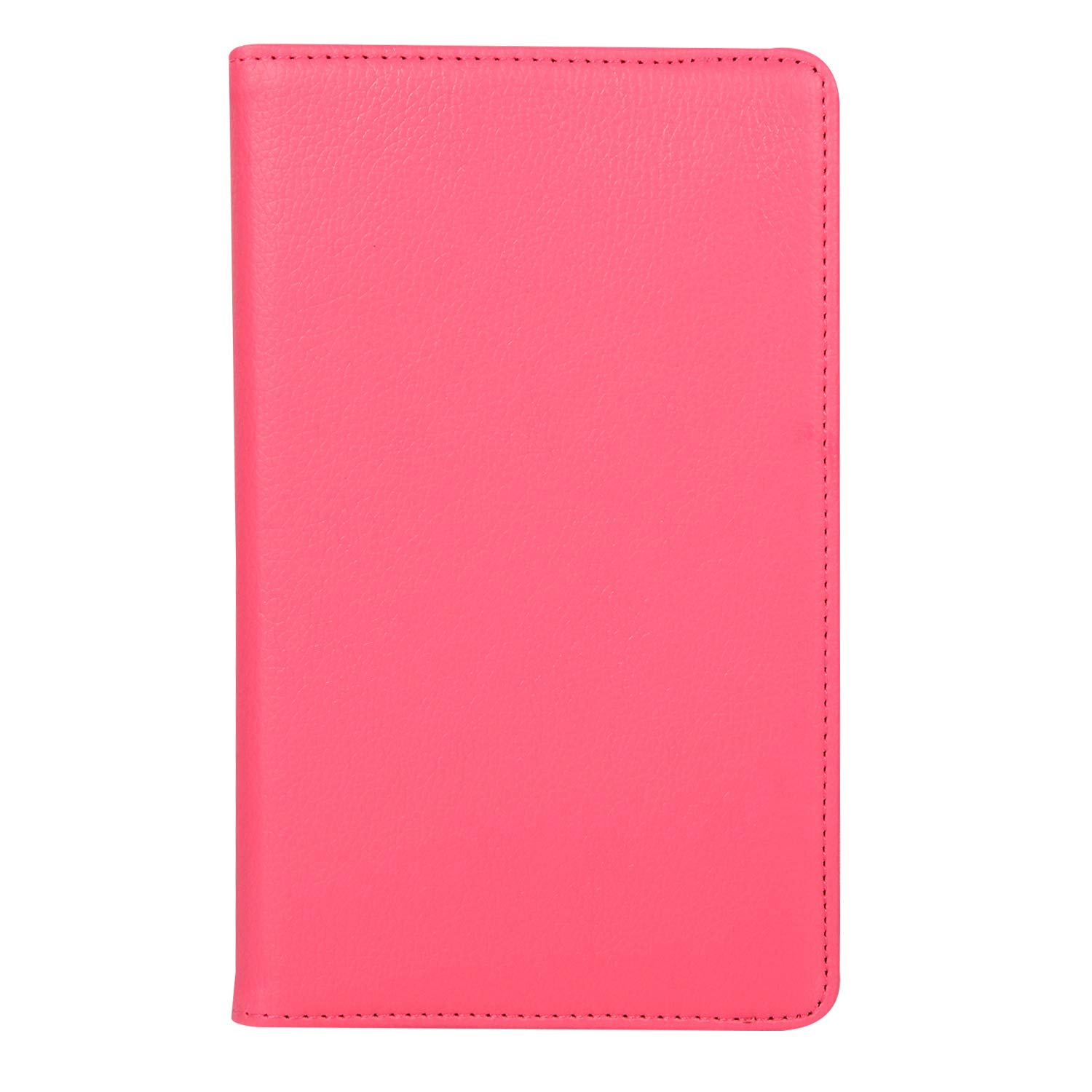 INSOLKIDON Compatible with Xiaomi Mi Pad 4 8 Inch Tablet Case Leather Back Cover Protective Case Ultra Slim Bumper Full Body Protection Bracket Leather Case (Rose red)