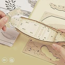 Rolife 3D Wooden Puzzles Model Kit for Adults to