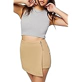 Forever 21 Womens High-Rise Chambray Skort