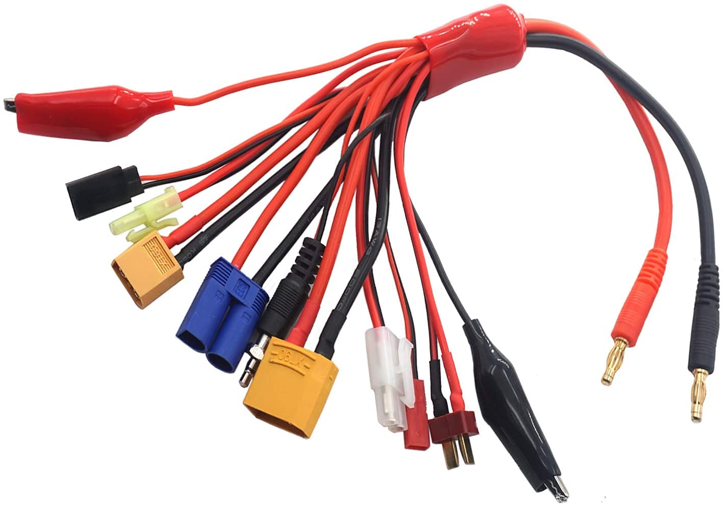 YUNIQUE UK 1 Piece 10 in 1 RC Lipo Battery Multi Charger Plug Adapter Converter Charging Cable