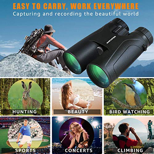 12X50 Powerful Binoculars, High Power HD Binocular for Adults with