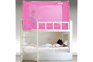 RIYDH Bed Tent Bed Canopy Bunk Twin Size Tents for Adult and Kids- Portable Dream Tent Indoor Sleeping Tents 70% Blackout with 3 Doors Breathable Big Space Tents