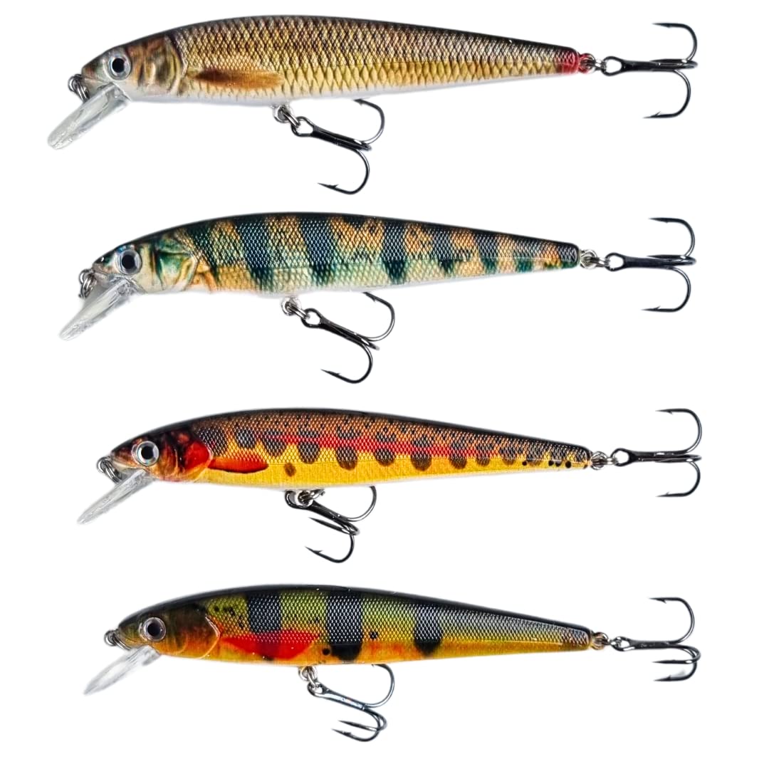 Elbfang Natural Minnow fishing Lures Predatory Fish Pike bait