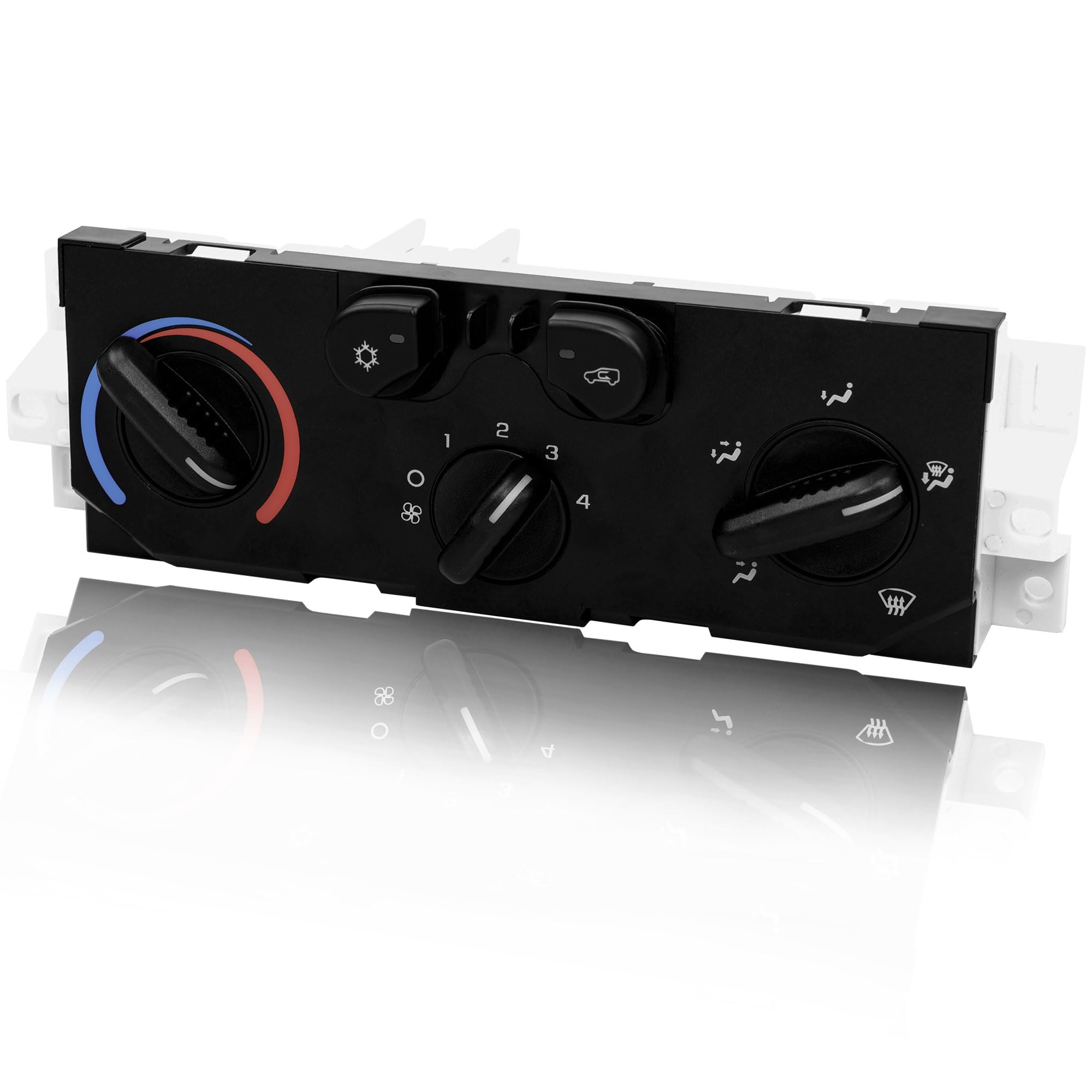 Photo 1 of 15-73870 Front Climate Control Module A/C Heater Air Conditioning Panel, Compatible with 2004-2012 Chevy Colorado GMC Canyon, 2006-2008 Isuzu i-280 i-290 i-350 i-370 -Replace OE#: 25841856 15113185