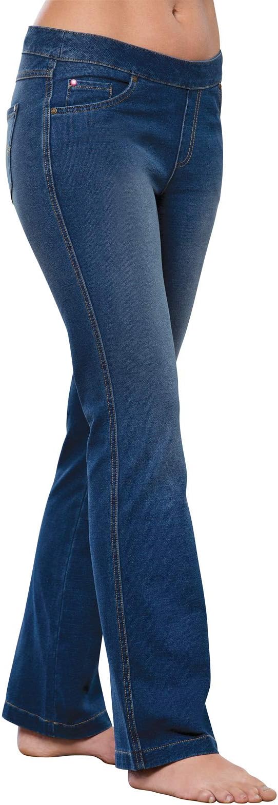 PajamaJeans Women's Bootcut Stretch Knit Denim Jeans